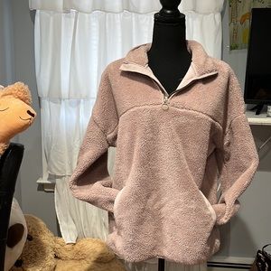 Time & True pink sweater.